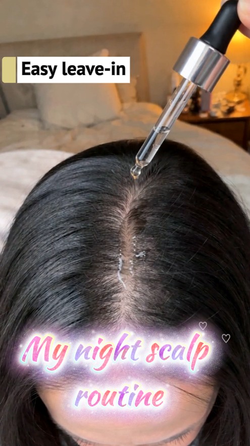 Caffeine Ginger Overnight Leave-In Scalp SerumRepair Thin Hair While You Sleep