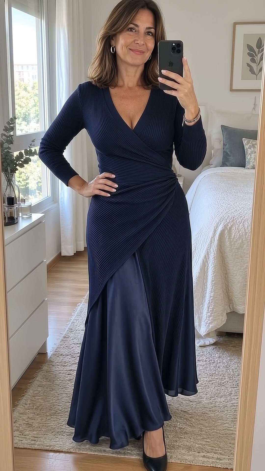 El vestido que estiliza sin apretar