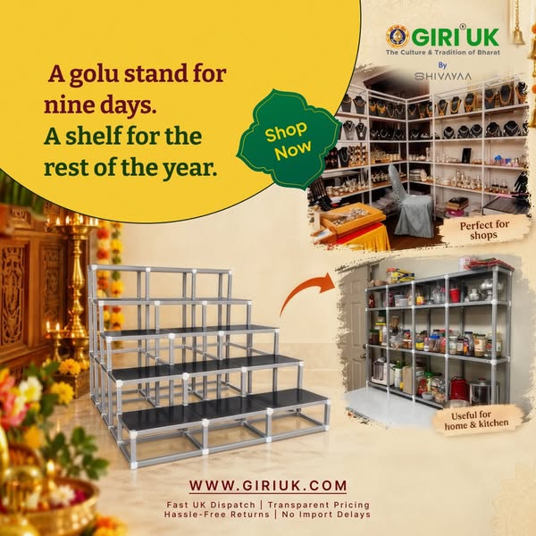 Extendable Golu Padis for Your Growing Collection