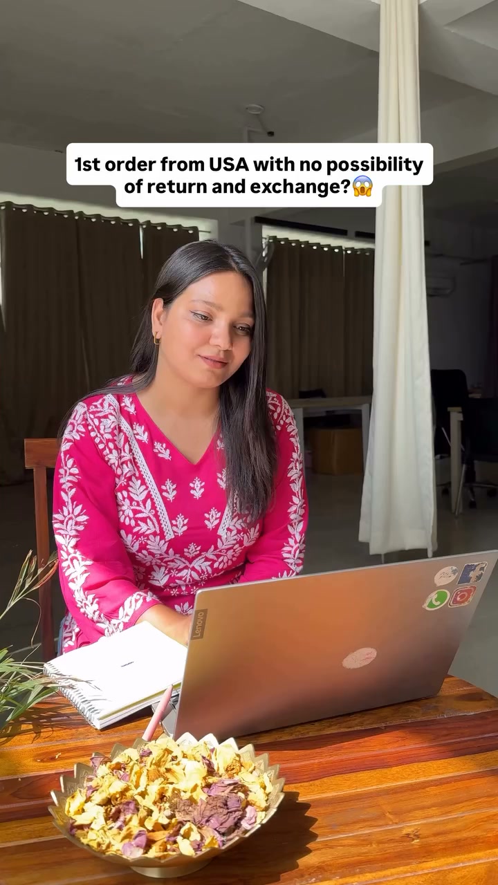Handmade Chikankari kurti