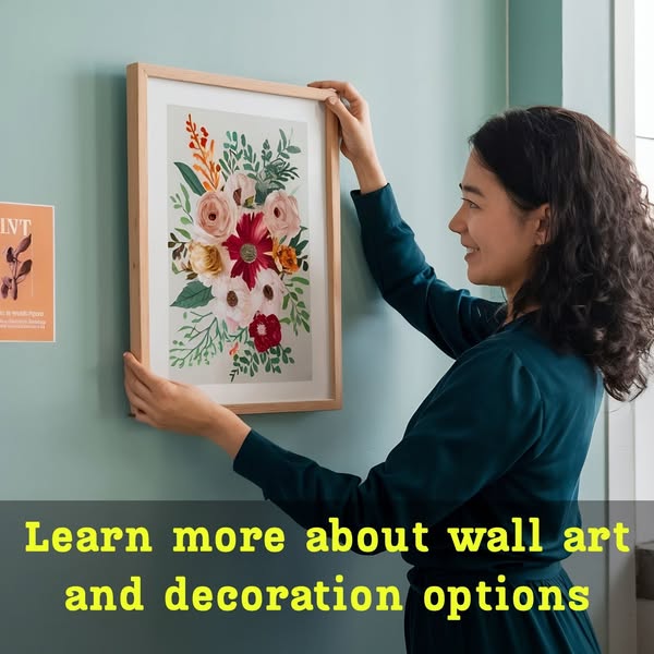 Learn more about wall art and decoration options