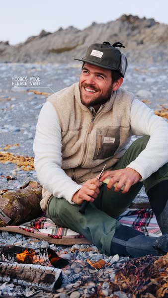 Heroes Wool Fleece Vest Sherpa