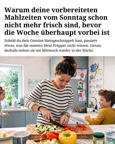 So bleiben deine vorbereiteten Mahlzeiten länger frisch