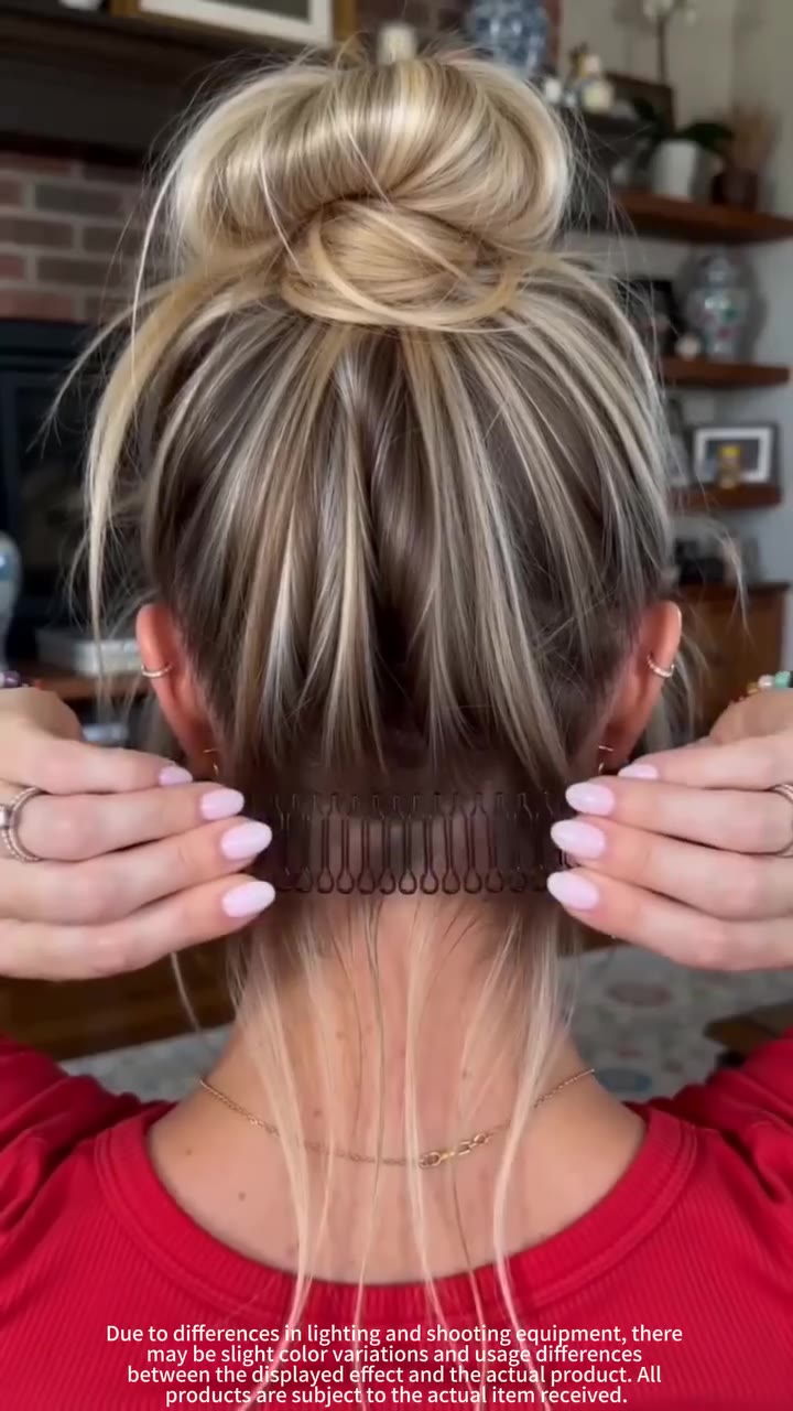 Flexible Invisible Grip Flyaway Hair Comb