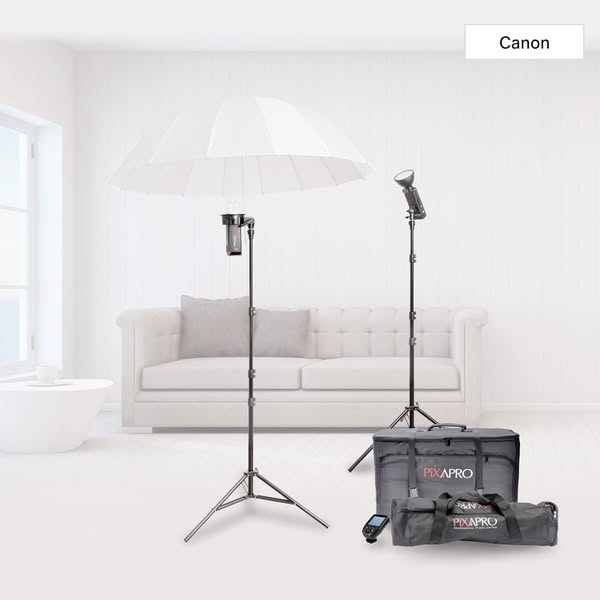 Pika200pro architecture lighting kit medium interiors canon