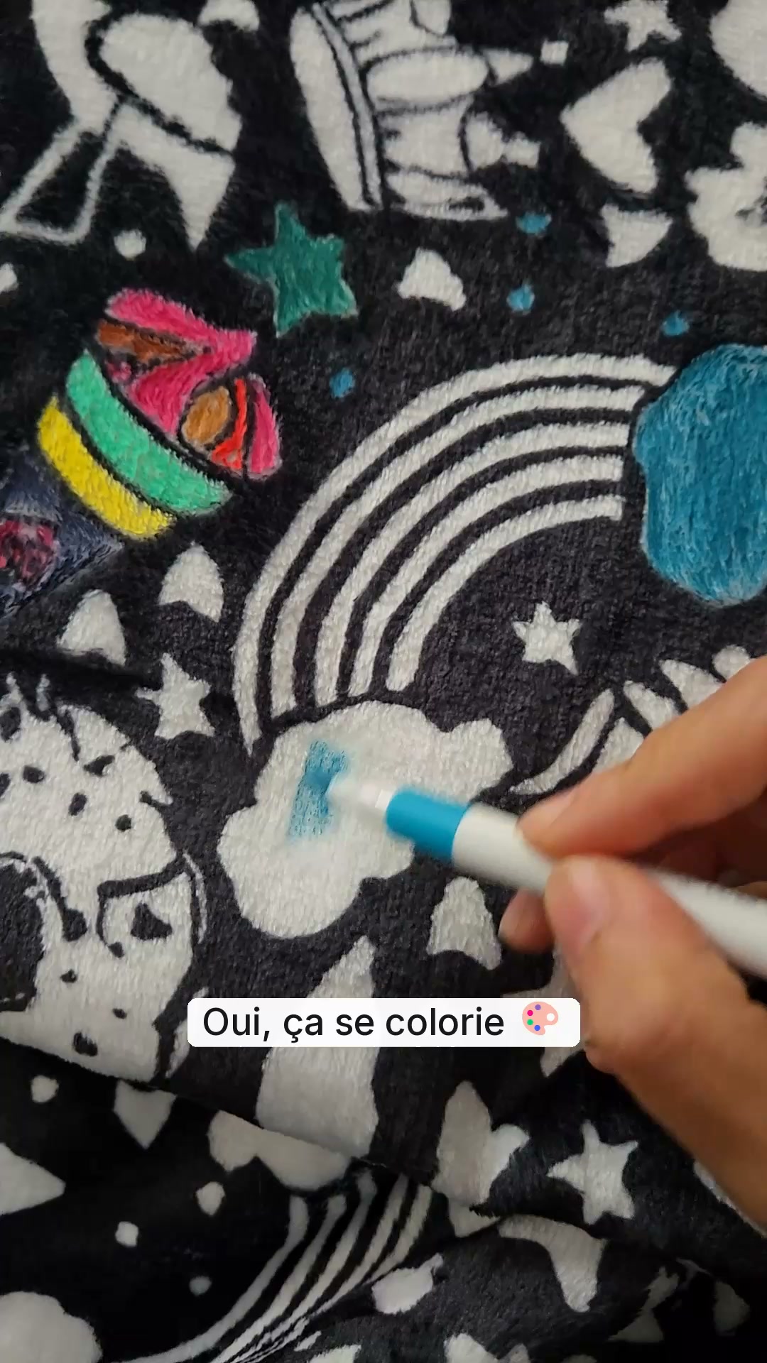 La couverture à colorier