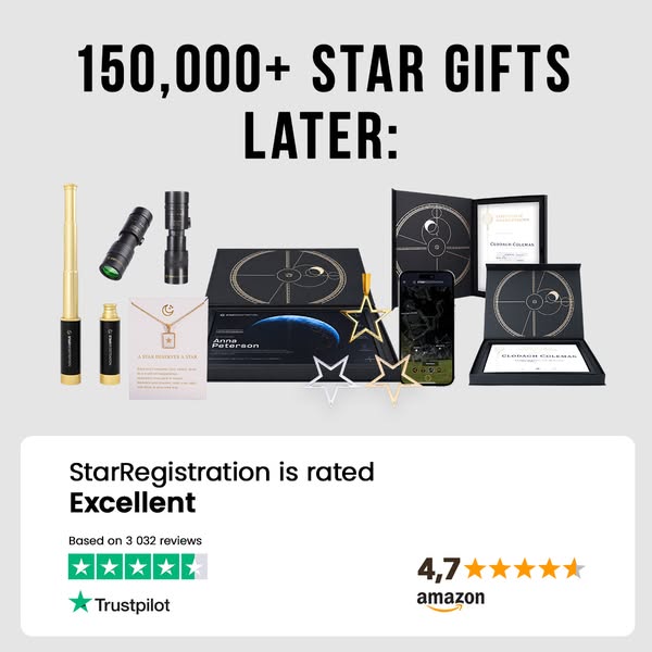 150,000+ stars named