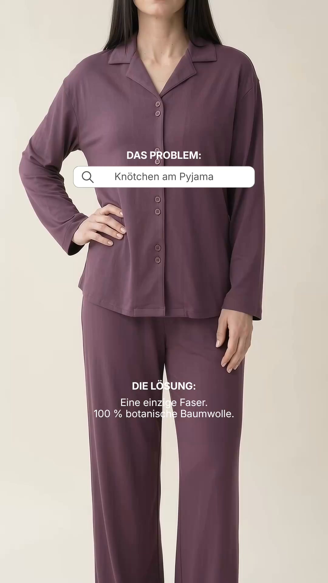 Knötchen am Pyjama?