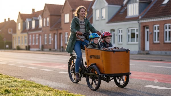 Ny dansk ladcykel til familier