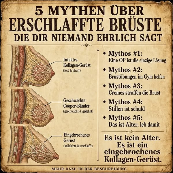 Straffere Brust in 10 Min. am Abend — ohne OP
