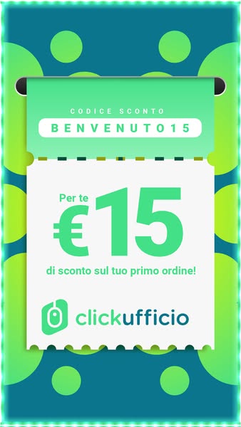 Per te uno sconto sul tuo primo ordine