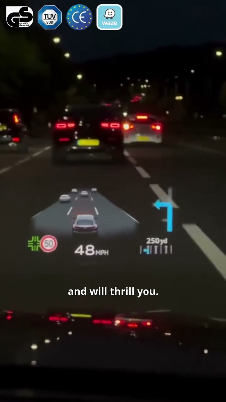 Head-Up Display (HUD) Car GPS Digital Speedometer