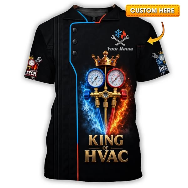 HVAC's Perfect Shirts Custom Name for You!