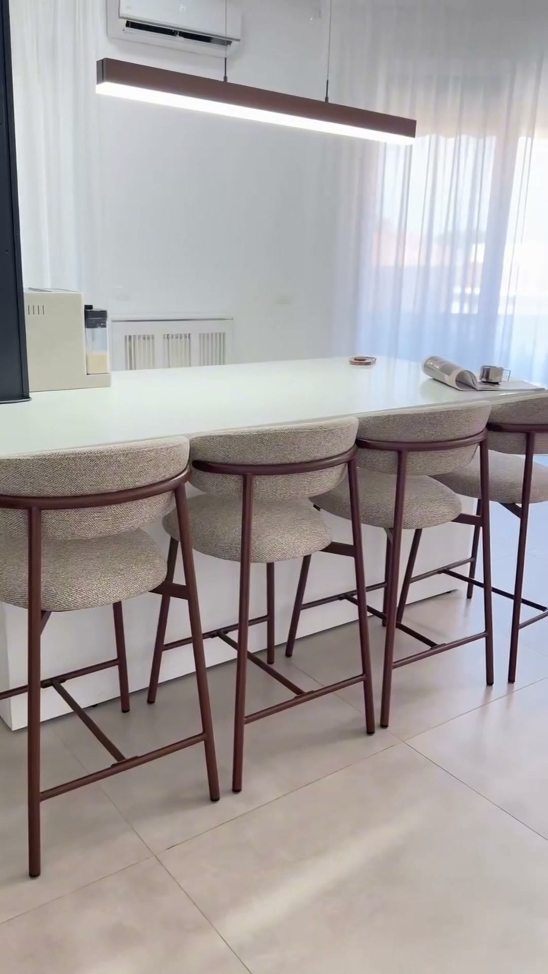CLIPOP Mid-Century Bar Stools