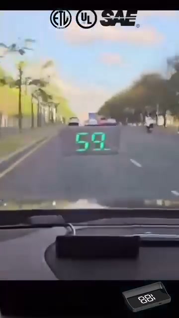 Head-Up Display (HUD) Car GPS Digital Speedometer