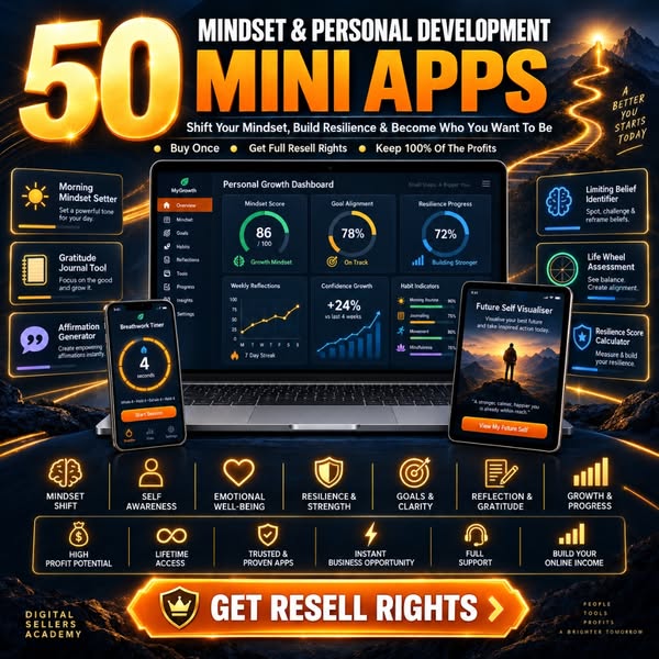 50 Mindset Mini-Apps to Use, Sell & Offer to Clients