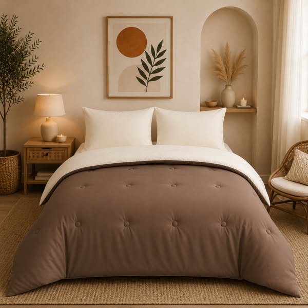 Nørd Warm Sand - La couette sans housse | housse fixe | lavable