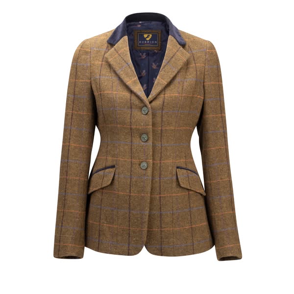 9785 - Aubrion Saratoga Jacket - OAK BROWN CHECK / 38"
