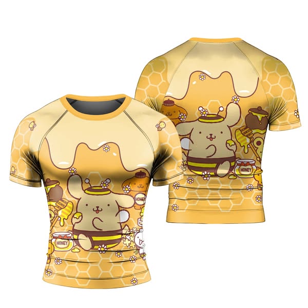 Pompompurin Honey Bee Rash Guard
