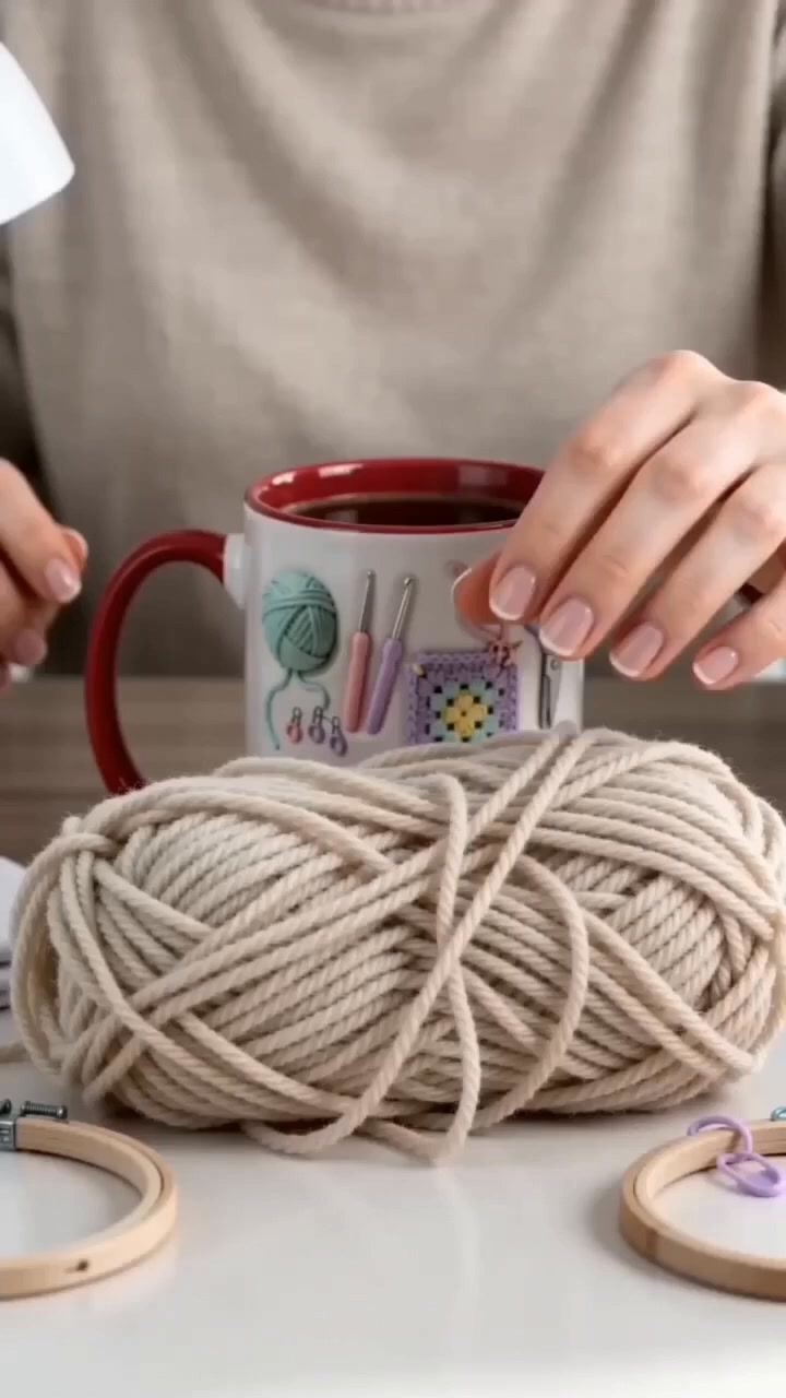 Tasse „Garnliebe“ – Ein Geschenk für Handarbeitsfans und kreative Seelen