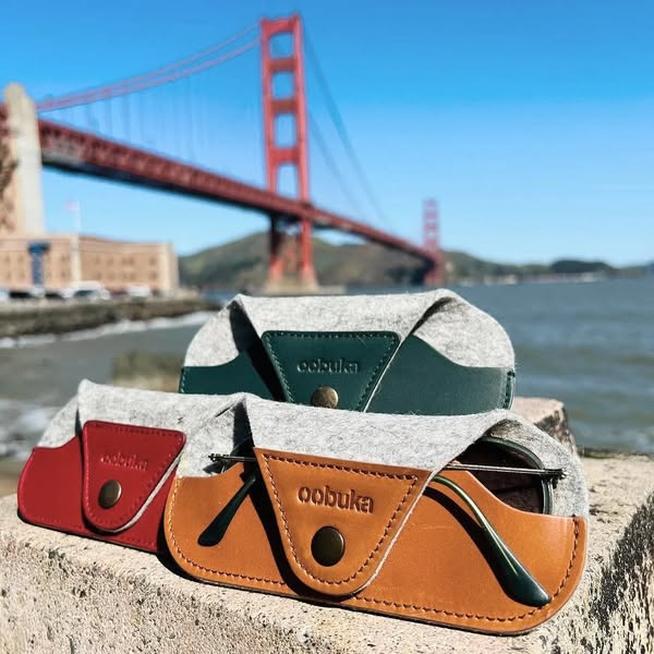 Oculus | Funda de gafas de cuero y fieltro