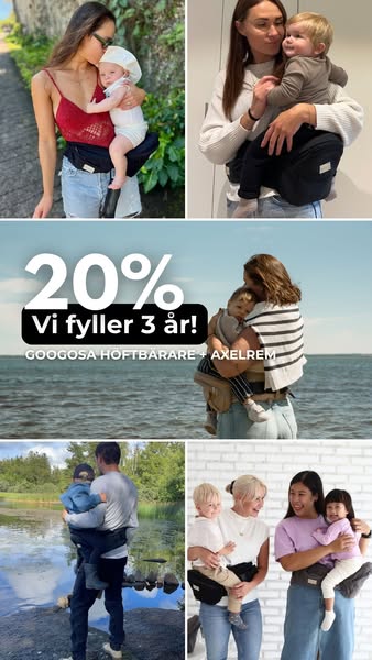 Vi fyller 3 år, fira med 20%