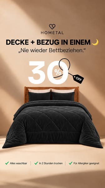 Nur noch heute: 2 Kissenbezüge GRATIS