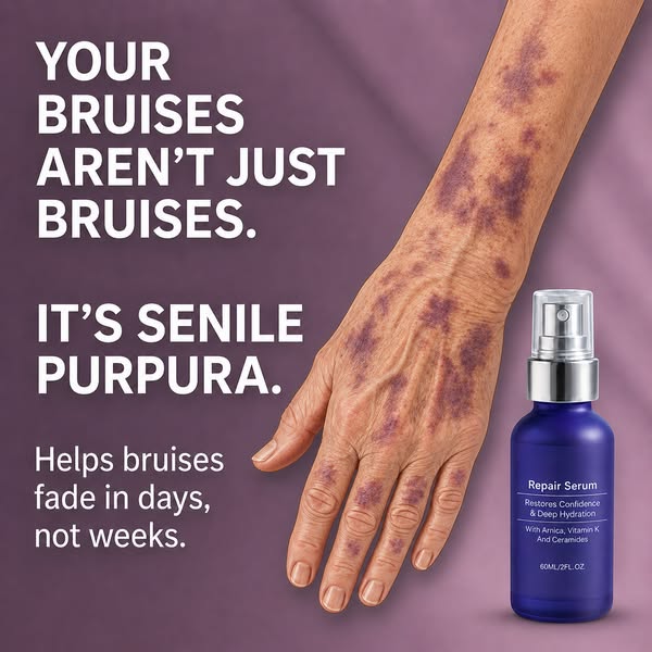 Made for skin that bruises from the lightest bump