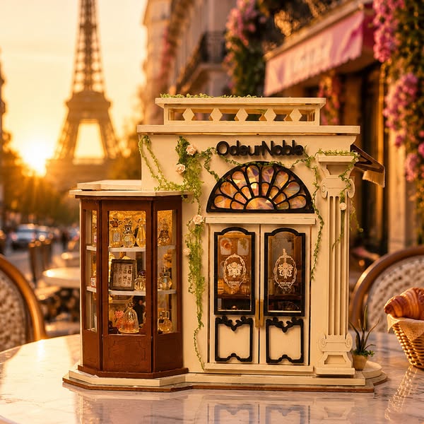 French Perfume Shop DIY Miniature House Kit