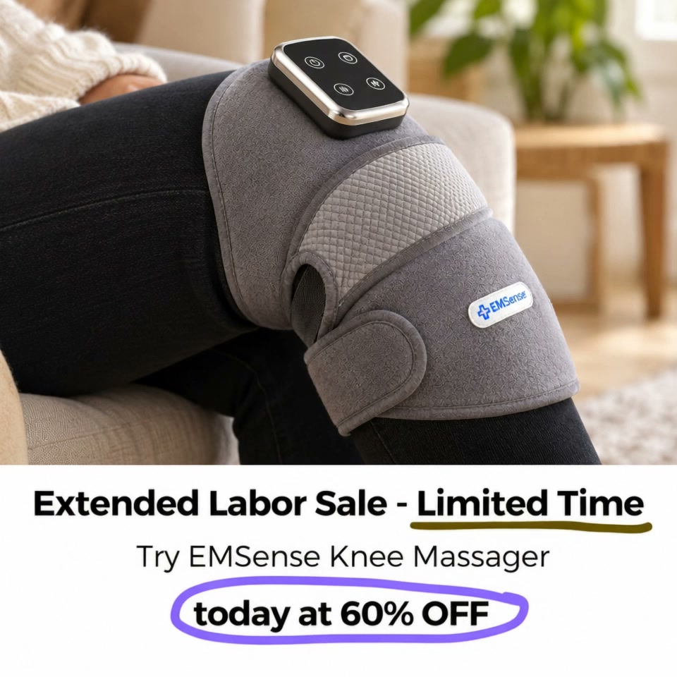Try EMSense Knee Massager Today!
