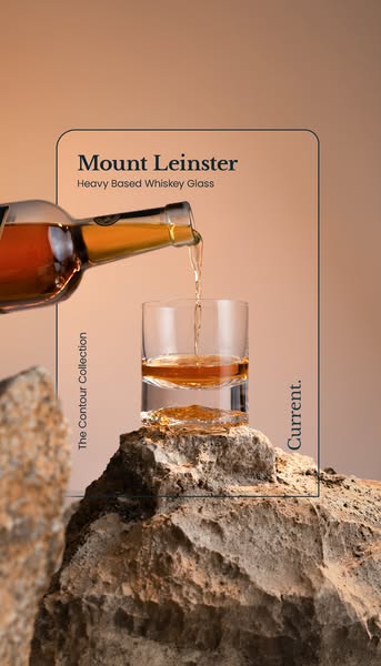 Mount Leinster Heavy Based Whiskey Glass Set