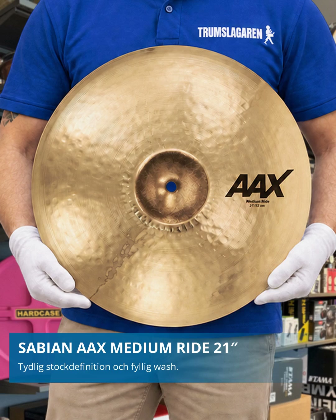 SABIAN 21'' Medium Ride AAX Brilliant Finish