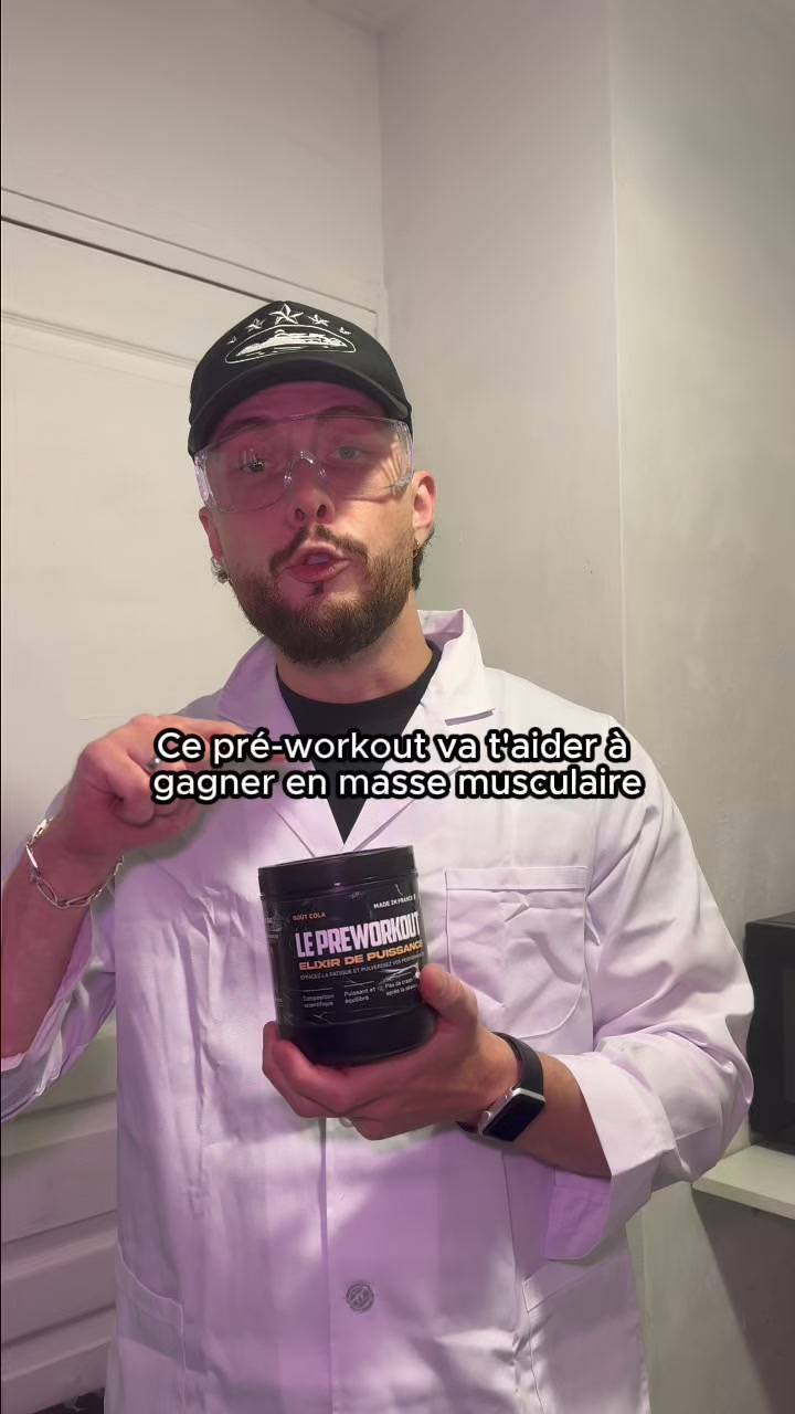 LE MEILLEUR PRÉ-WORKOUT FRANÇAIS