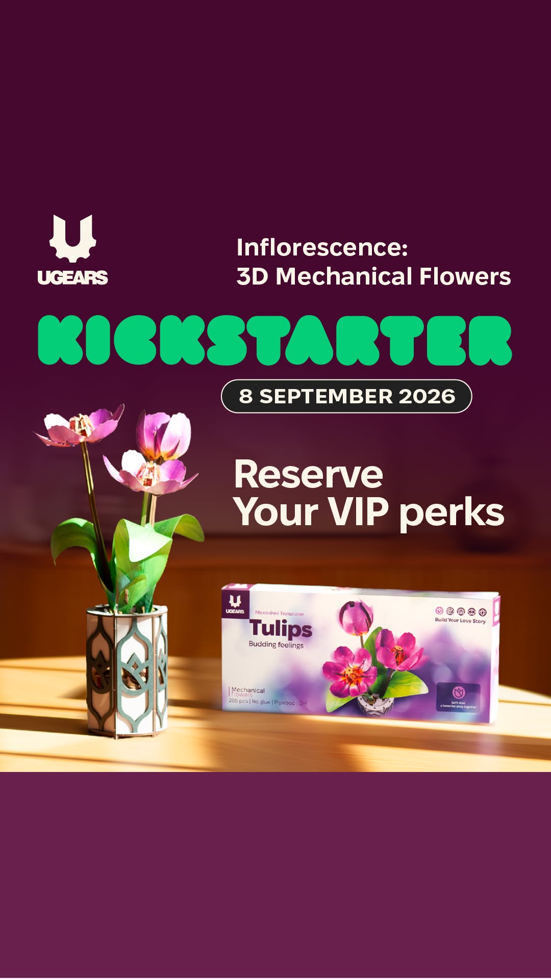 Inflorescence: Ugears Mechanical Flowers