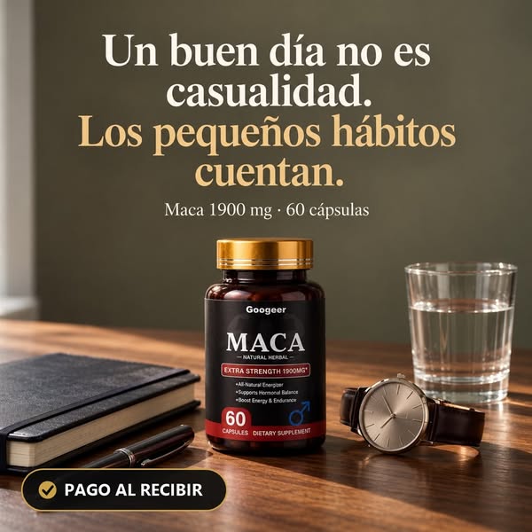 Maca 1900 mg · Paga al recibir