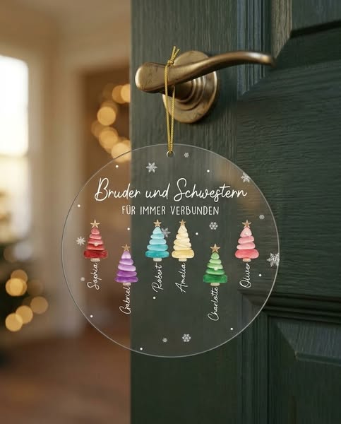 Für immer mein Lieblingsmensch Personalisieren Sie Ihr Ornament