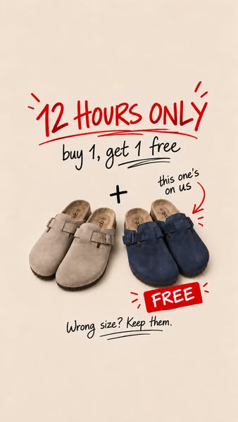 SAVE 50% ON OUR CLOGS
