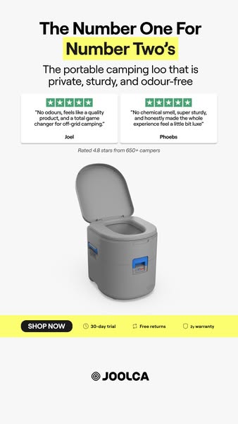 The Worlds #1 Camping Toilet