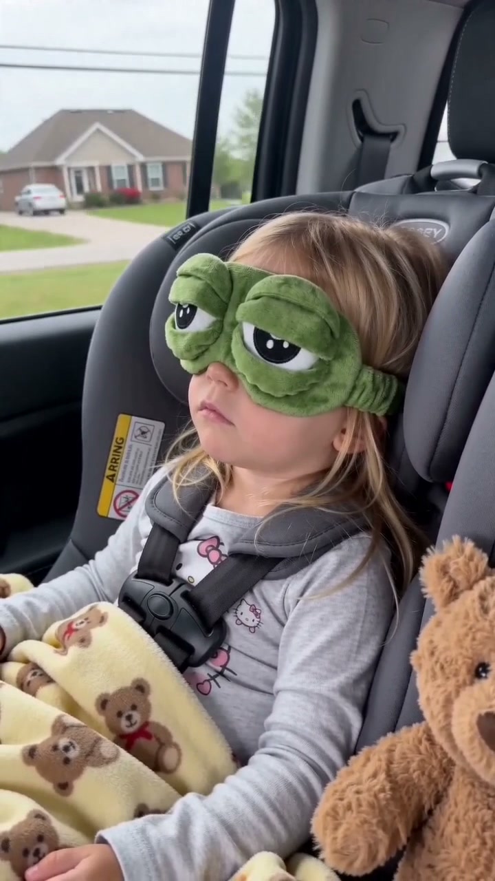 Cute 3D Frog Sleep Eye Mask