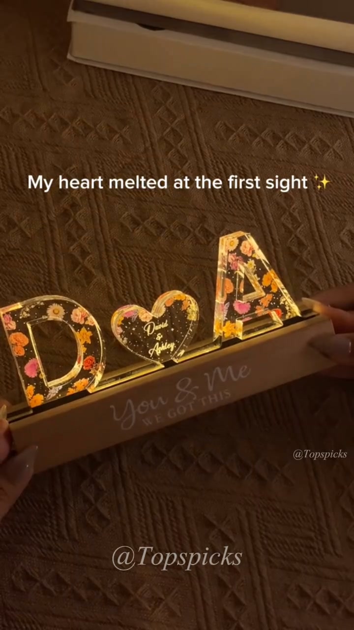 Your Initials. Your Love Story. Your Forever Light.