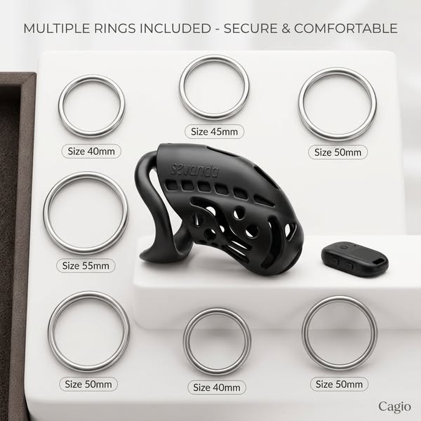 Cagio™ Intelligent Remote Control Chastity Cage