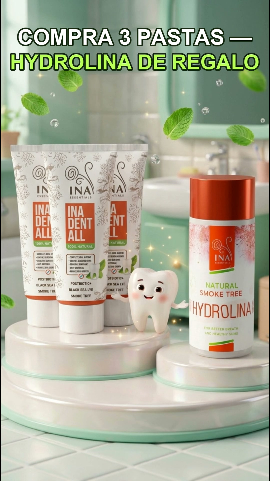 COMPRA 3 PASTAS — HYDROLINA DE REGALO