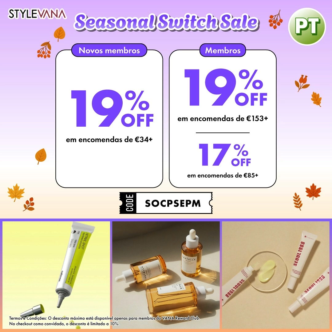 𝐔𝐬𝐚 [𝐒𝐎𝐂𝐏𝐒𝐄𝐏𝐌] 𝐩𝐚𝐫𝐚 𝐨𝐛𝐭𝐞𝐫 𝟐𝟎% 𝐄𝐗𝐓𝐑𝐀 em produtos solares + 𝟏𝟗% 𝐄𝐗𝐓𝐑𝐀 nos restantes produtos!
