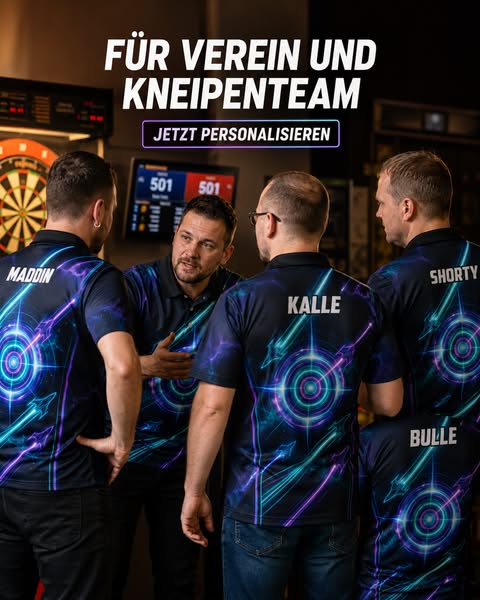 Dein Darttrikot mit Namen