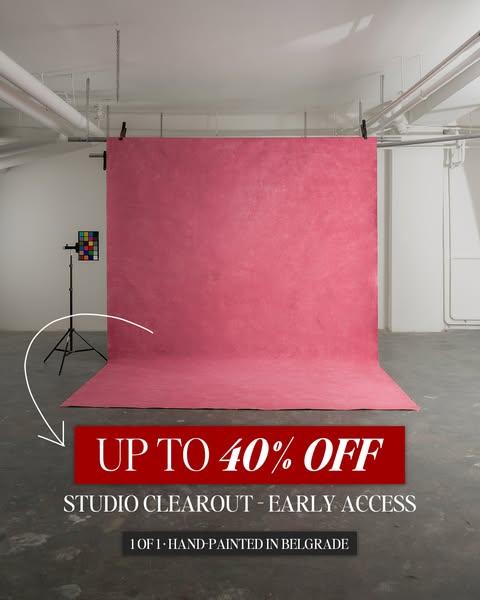 Studio Clearout, up to 40% off