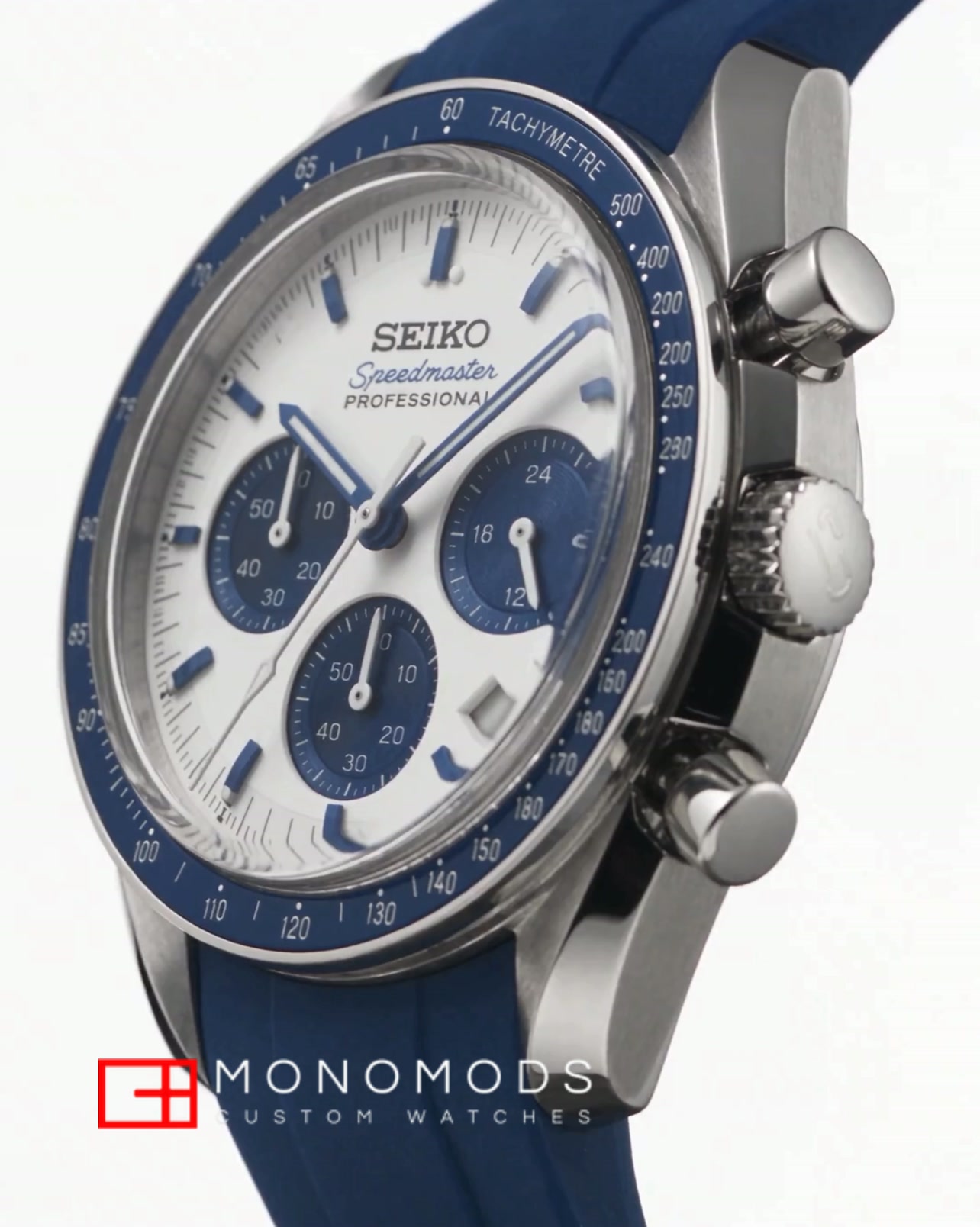 CUSTOM SPEEDSEIKO CHRONOGRAPH MOD AZURE STORM EDITION