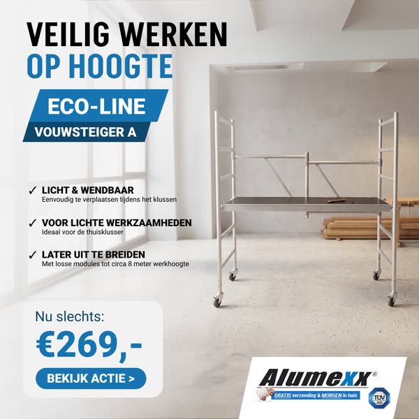 Ontdek de ECO-line Vouwsteiger A
