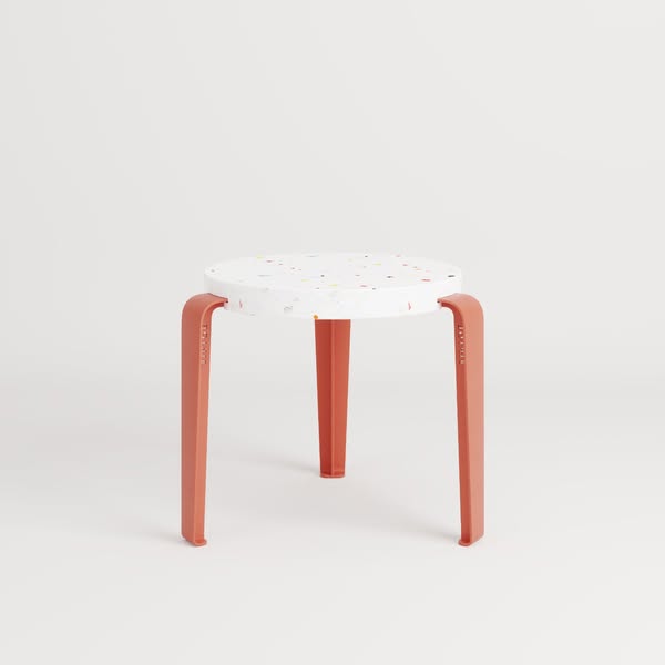 Tiptoe Mini Lou Recycled Plastic Kids Stool Flamingo Pink