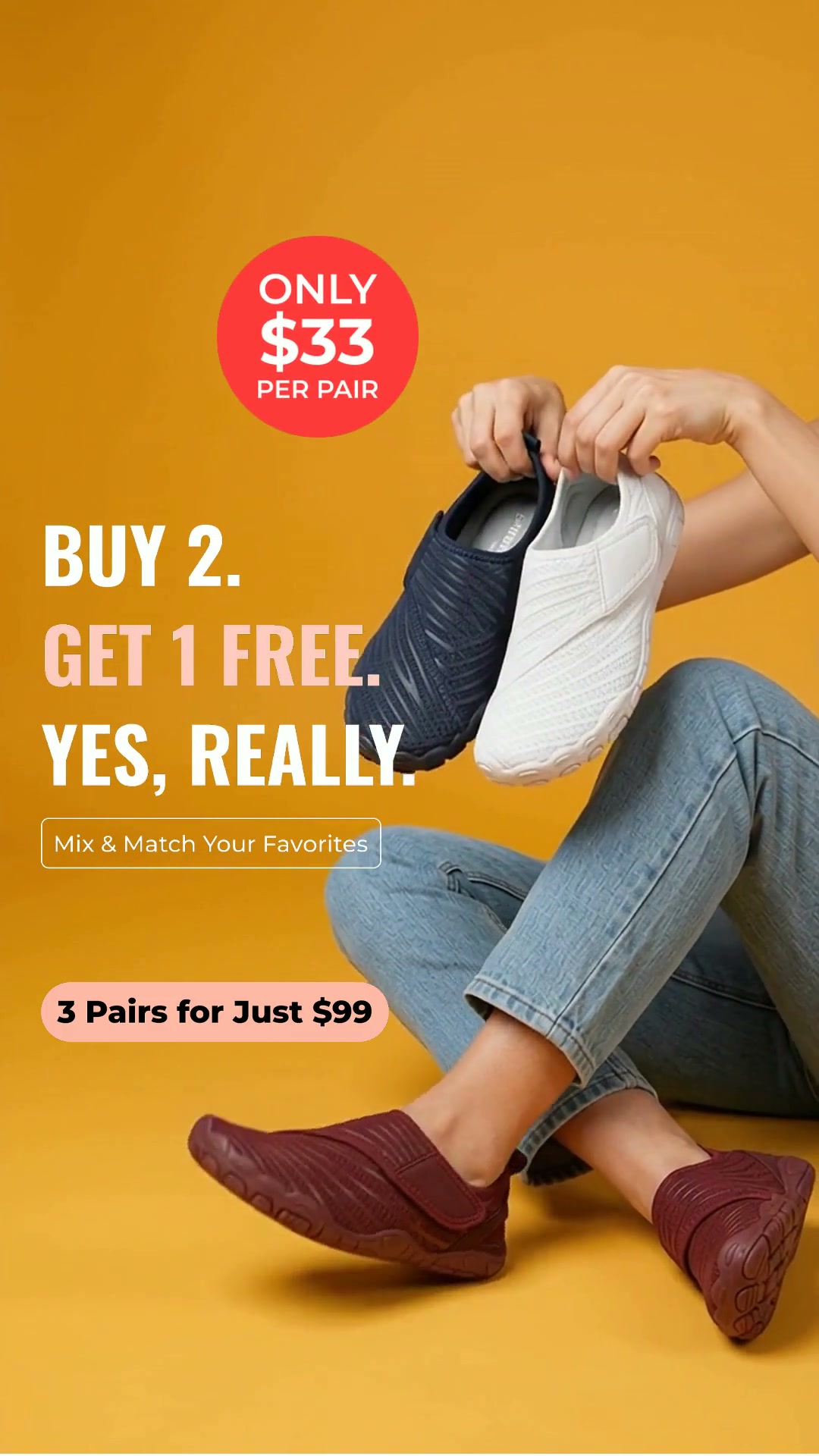 Limited time: 3 for $99