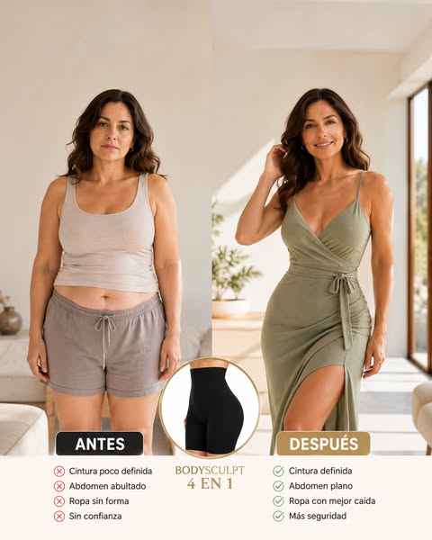 Realza tus curvas y define tu silueta al instante.